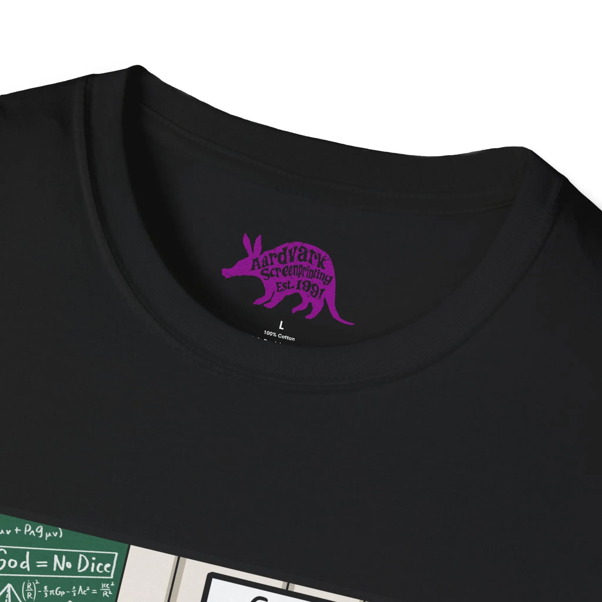 0  Roll For Initiative - Full Colour T-Shirt - God Does Not Play Dice With the Universe - Ineffable Plan