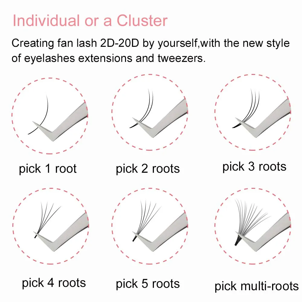 0.10mm Easy Fan Volume Lashes FK series| Quewel®