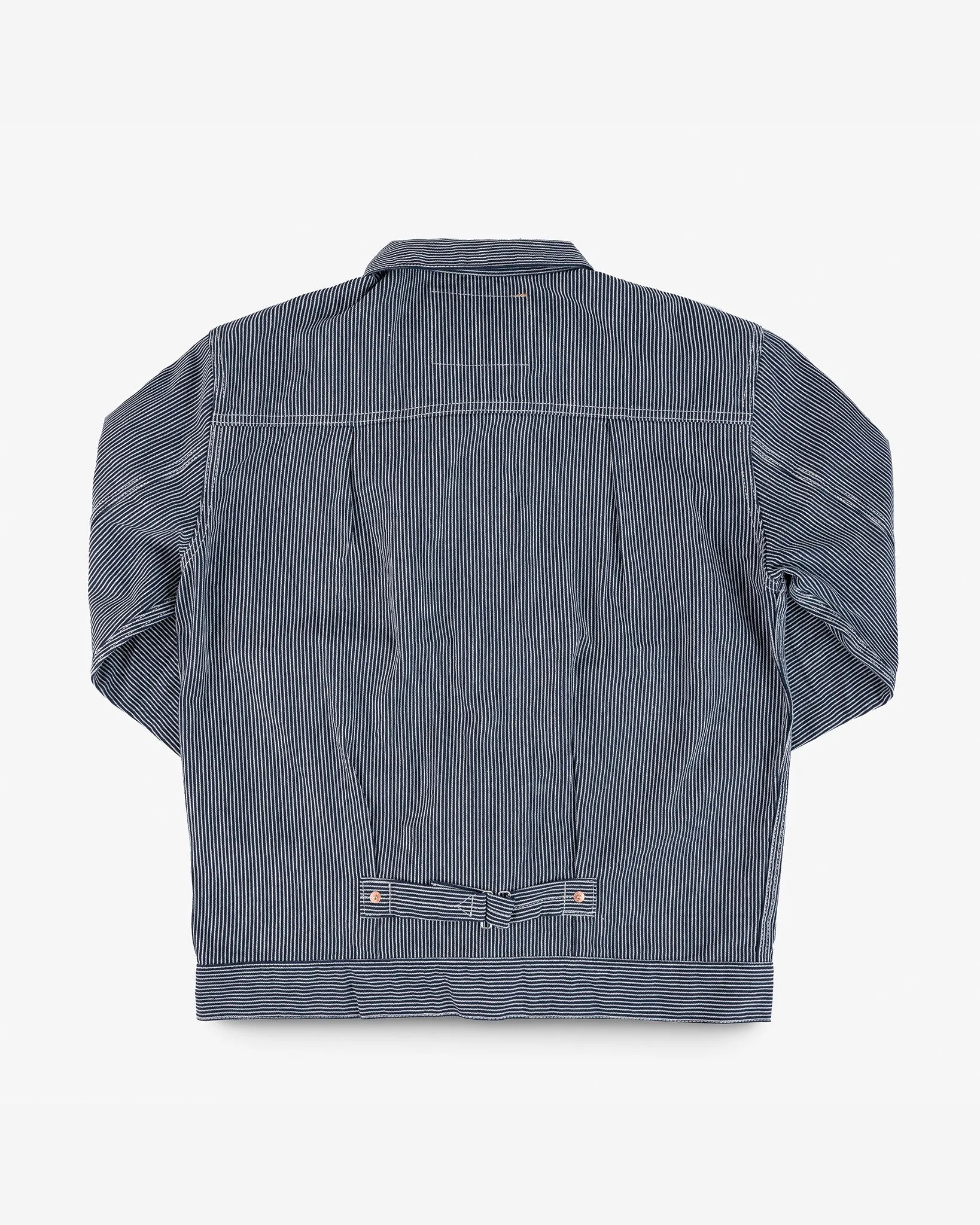 10.5oz Narrow Stripe Hickory Type I - Indigo