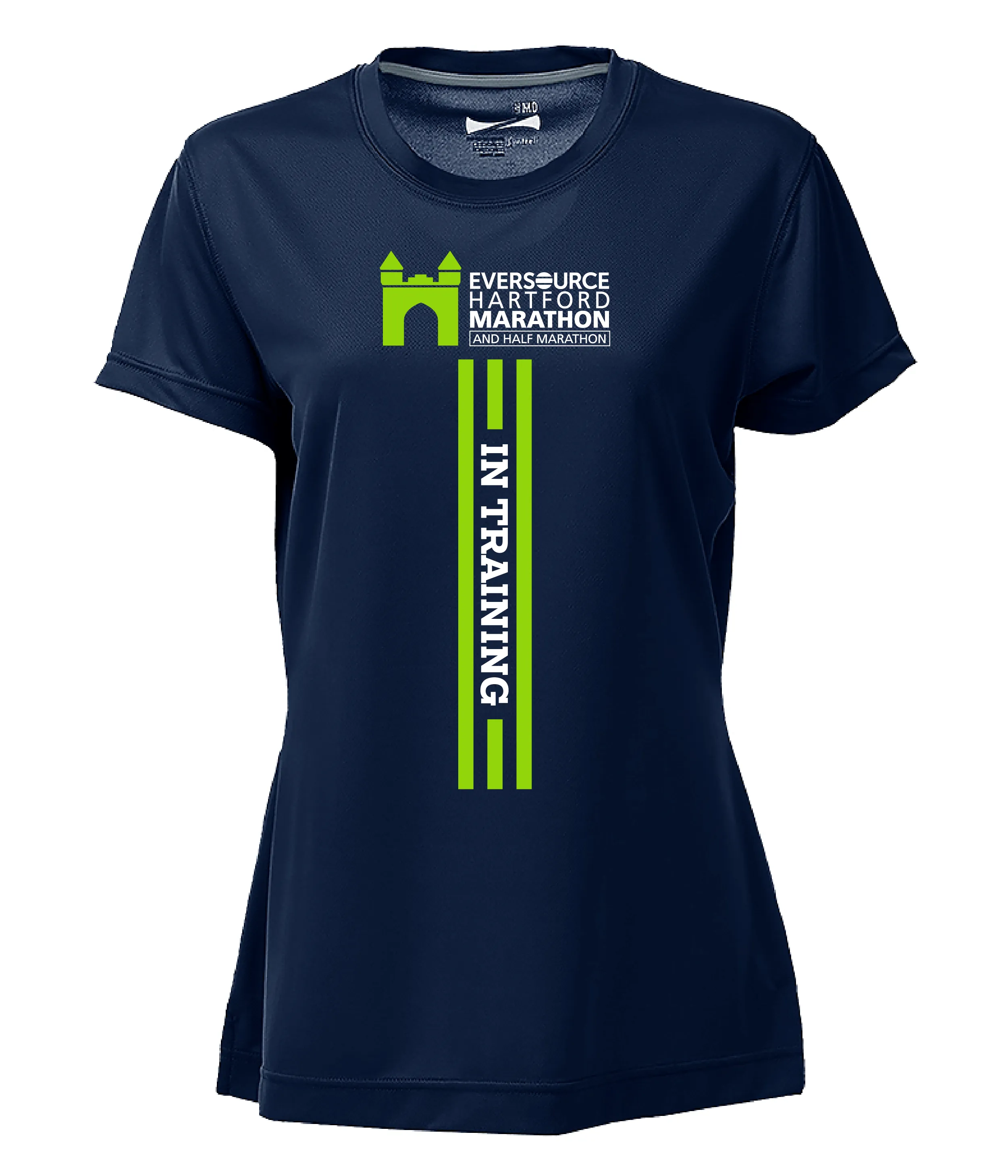 2025 Women's Eversource Hartford Marathon Short Sleeve Training Shirt