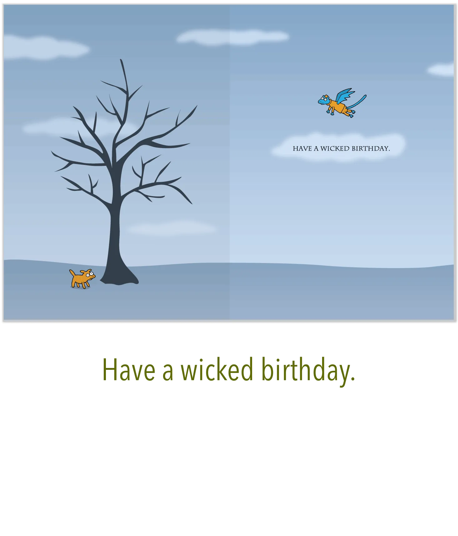 288  Wicked (Birthday Card)