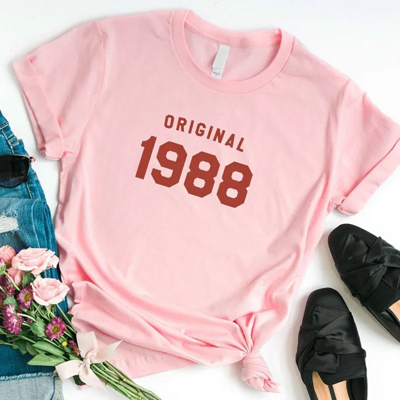 36th Birthday Summer Fashion T-shirt | Gifts for Her | 1988 Birthday Shirt T-shirts