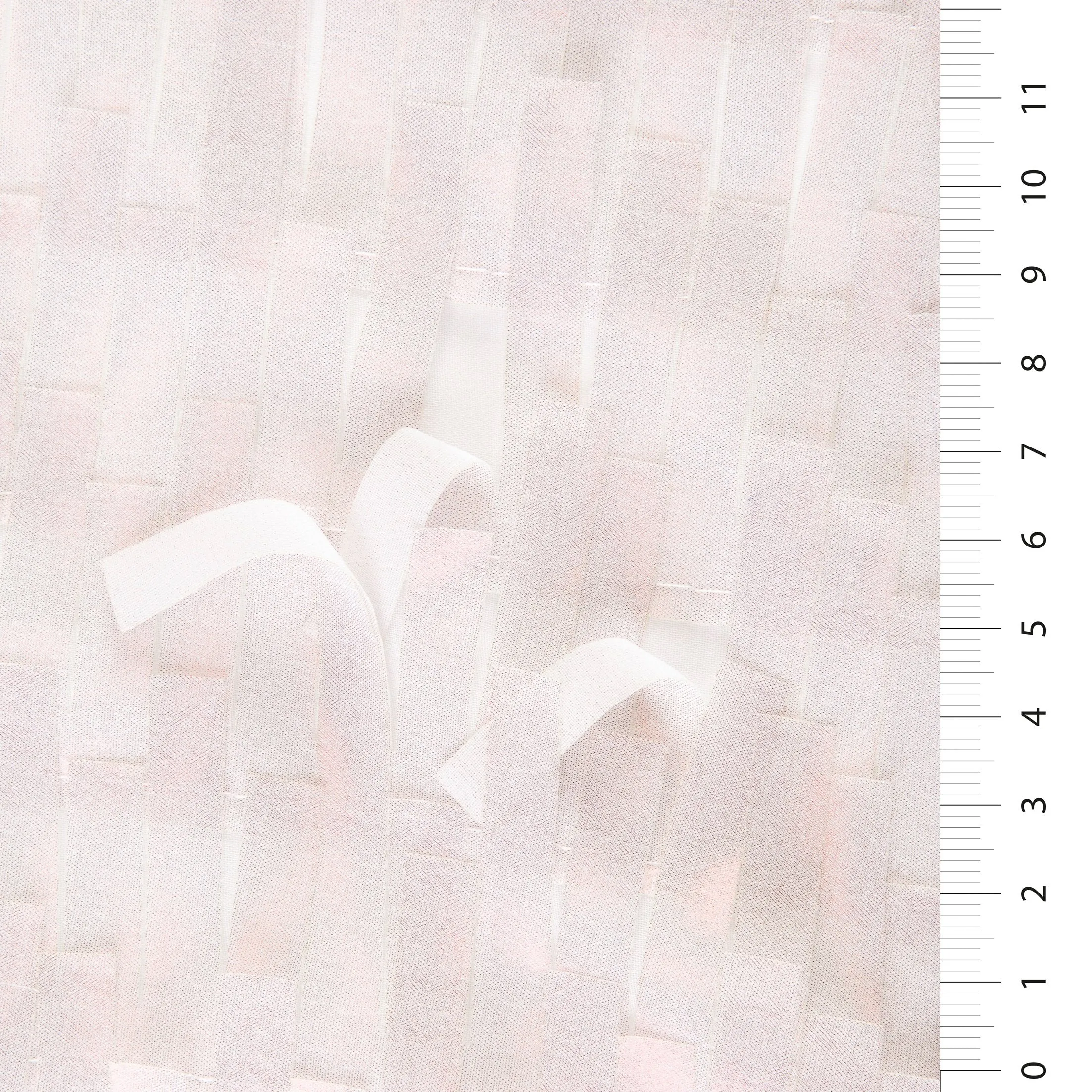 3D Fringed Design Hologram Trim Chiffon Embroidery Fabric