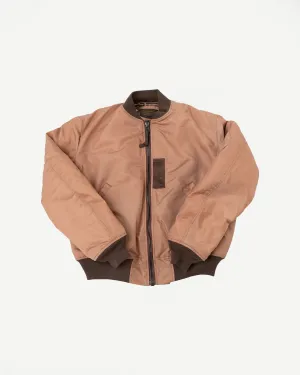 4599 - "Kakishibu" MA-1 Flight Jacket - Brown