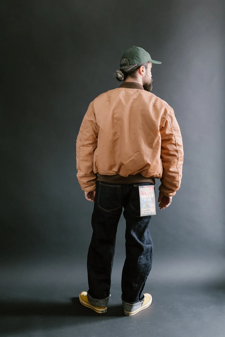 4599 - "Kakishibu" MA-1 Flight Jacket - Brown