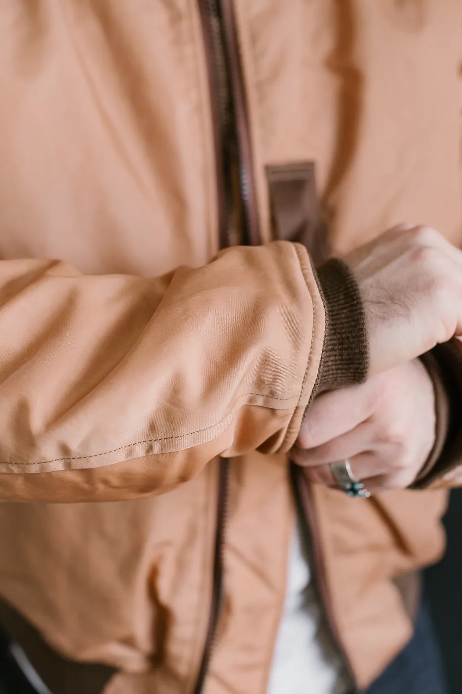 4599 - "Kakishibu" MA-1 Flight Jacket - Brown