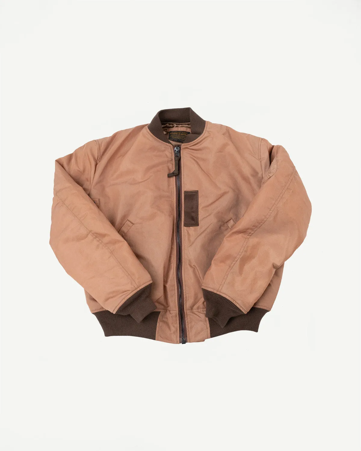 4599 - "Kakishibu" MA-1 Flight Jacket - Brown
