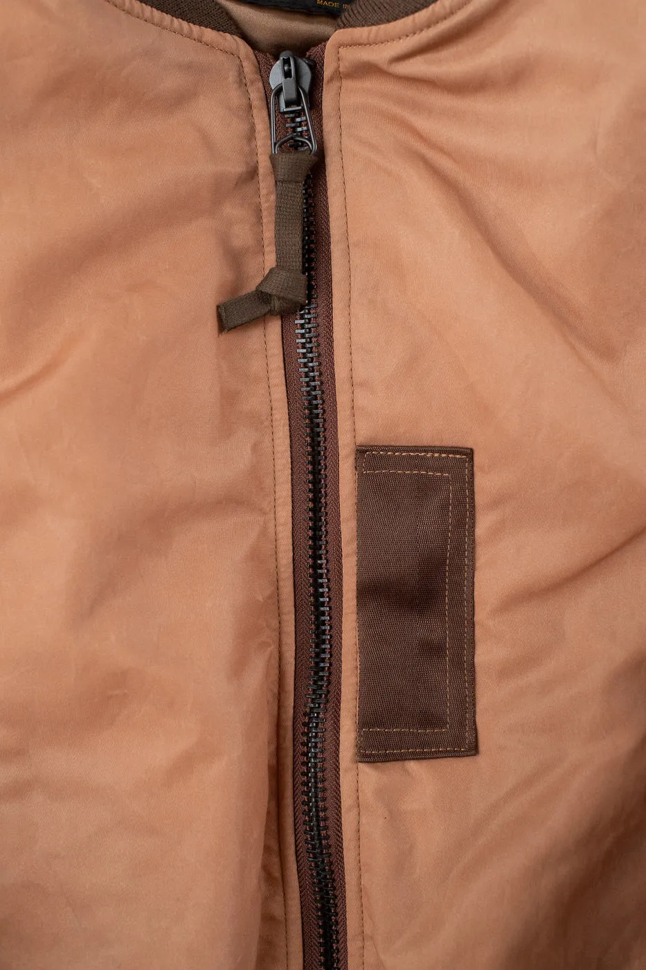 4599 - "Kakishibu" MA-1 Flight Jacket - Brown