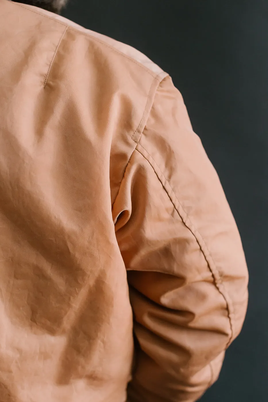 4599 - "Kakishibu" MA-1 Flight Jacket - Brown