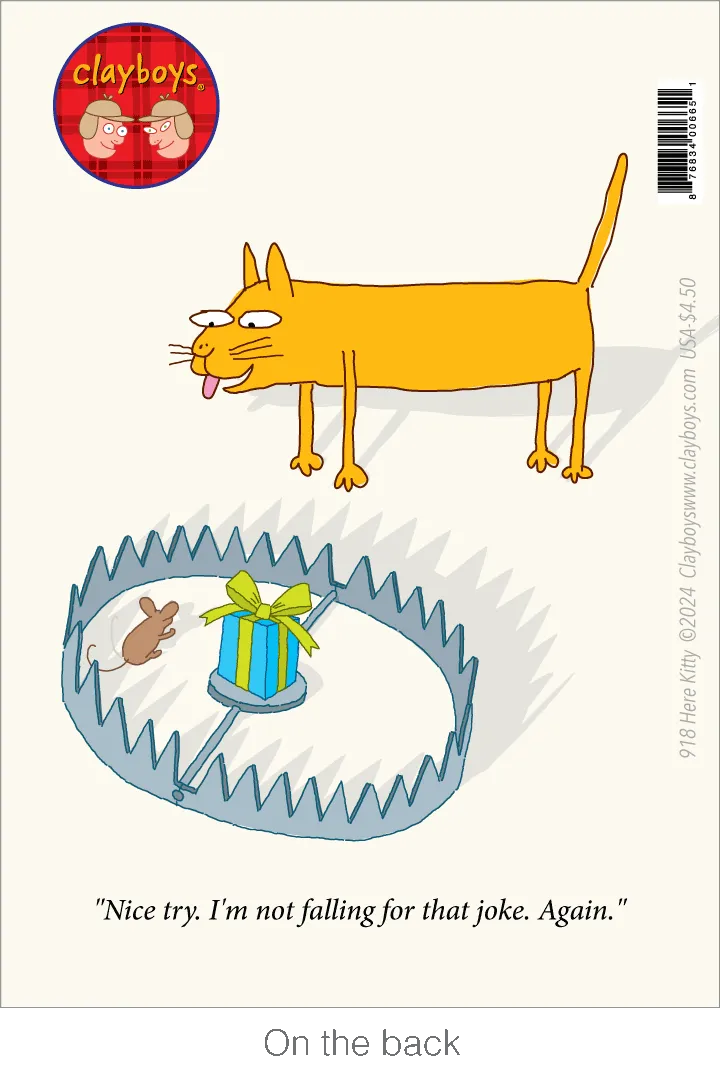 918 Here Kitty (Birthday Card)