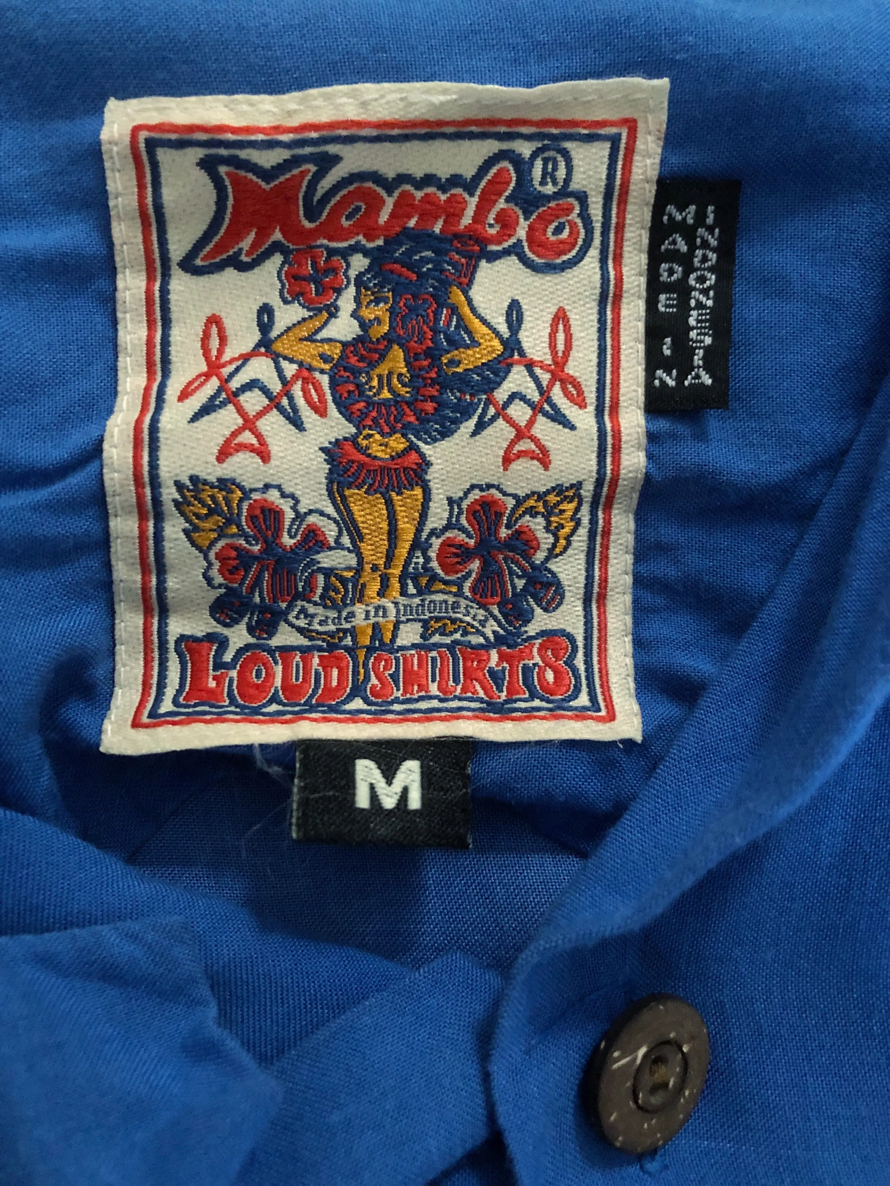 A 90s REG MOMBASSA DESIGN MAMBO LOUD SHIRT