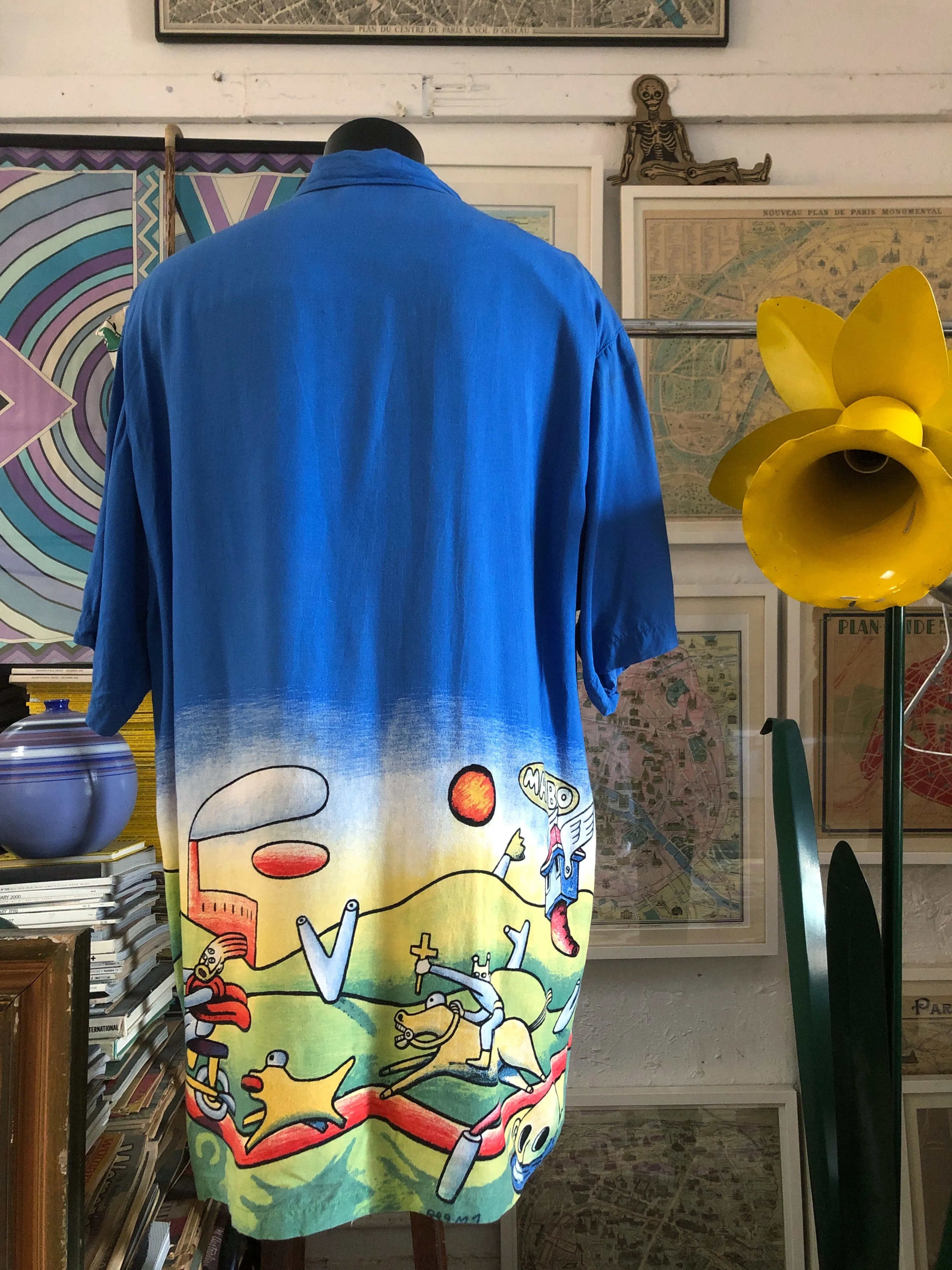 A 90s REG MOMBASSA DESIGN MAMBO LOUD SHIRT