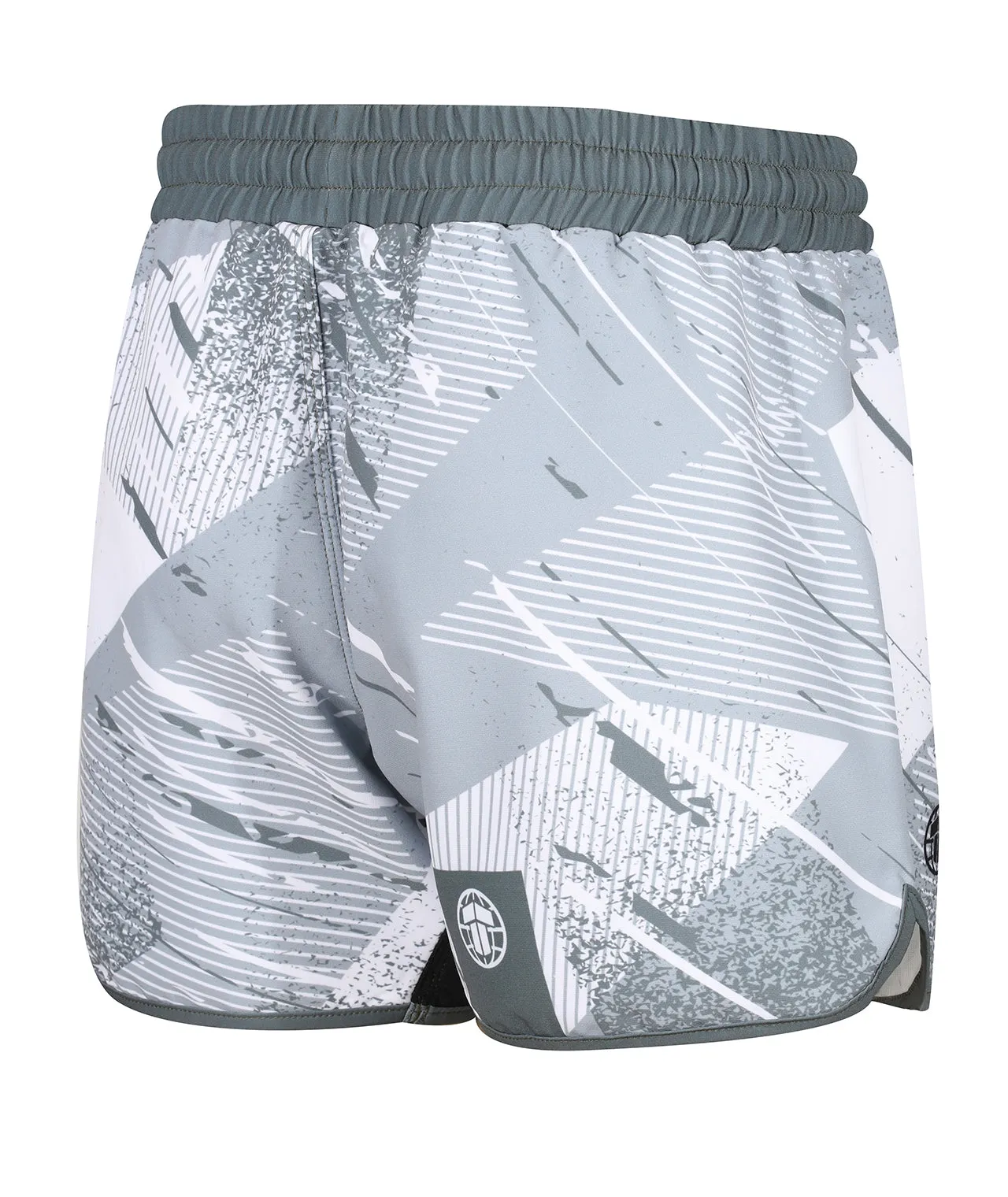 Abstract High Cut Shorts - Sage