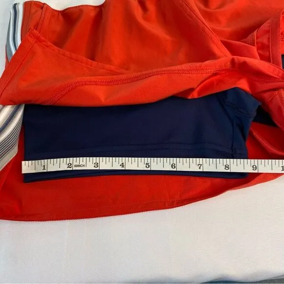Adidas by Stella McCartney Red Training Hiit Double Layer Shorts Size Small