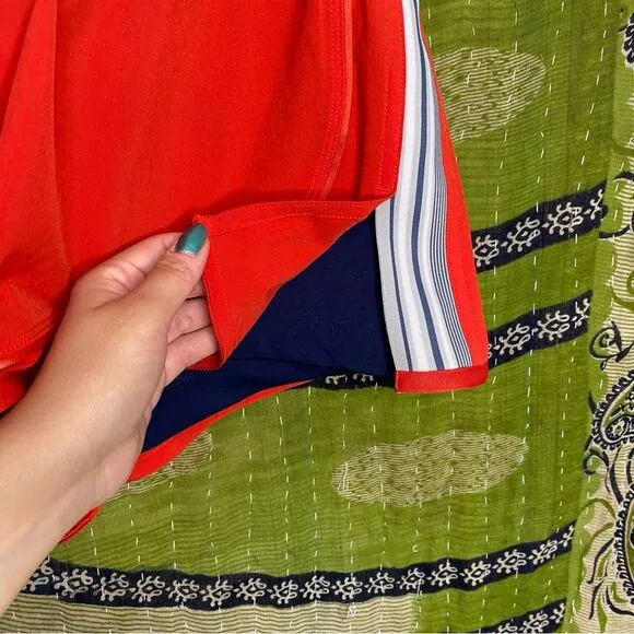 Adidas by Stella McCartney Red Training Hiit Double Layer Shorts Size Small