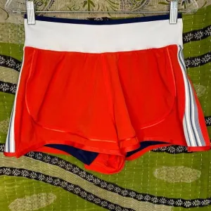 Adidas by Stella McCartney Red Training Hiit Double Layer Shorts Size Small