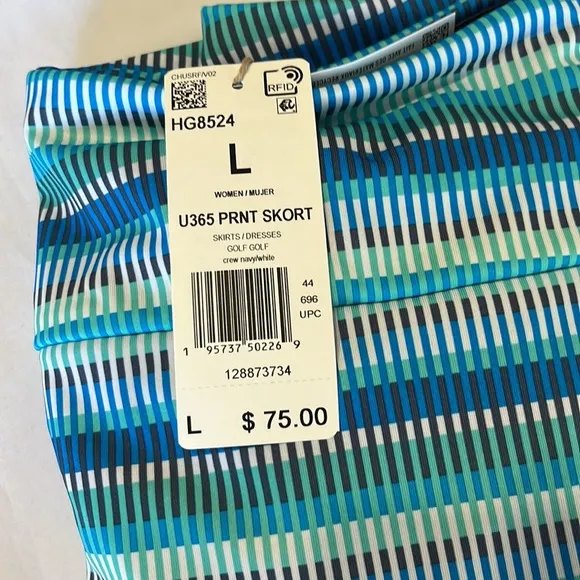 adidas Women's Ultimate365 Printed Skort sizes S, M, and L