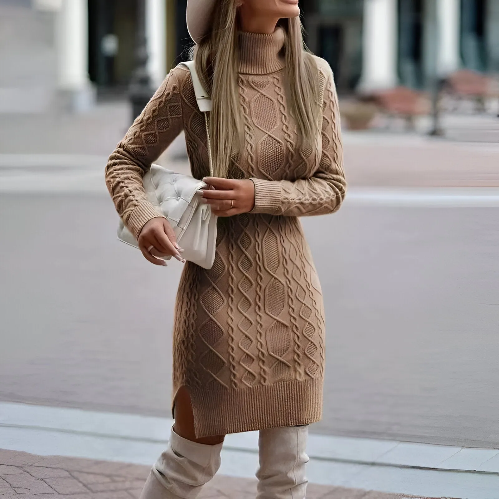 Alexandra | Elegant knit dress