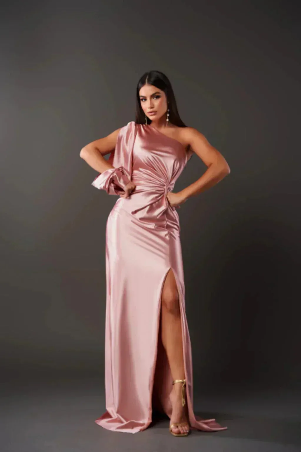 Alison - Elegant Slit Maxi Dress