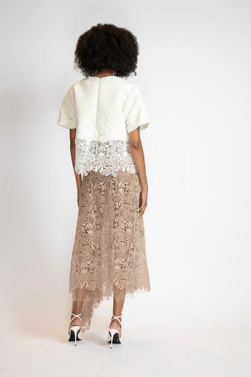 Almond Nomad Lace Skirt