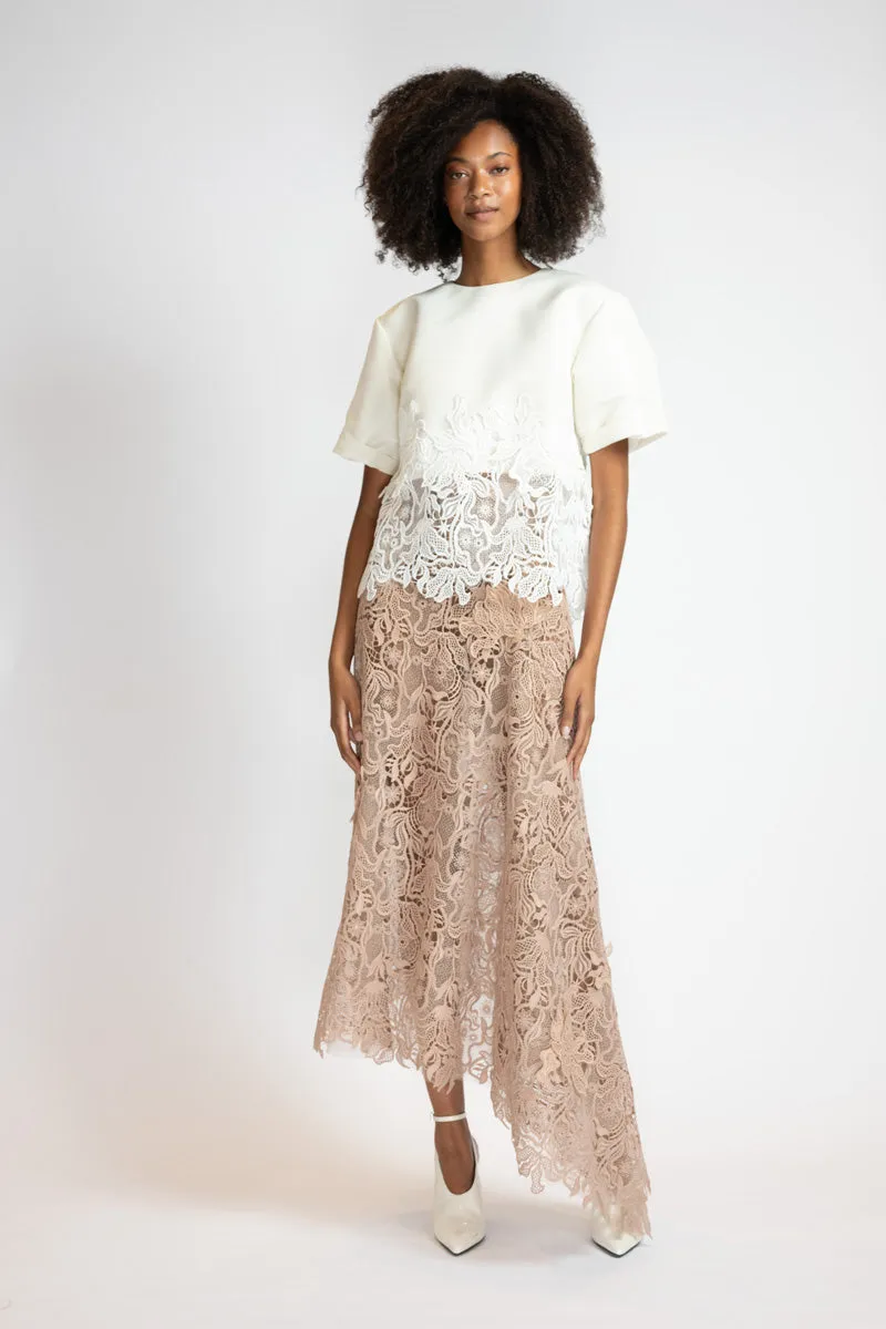 Almond Nomad Lace Skirt