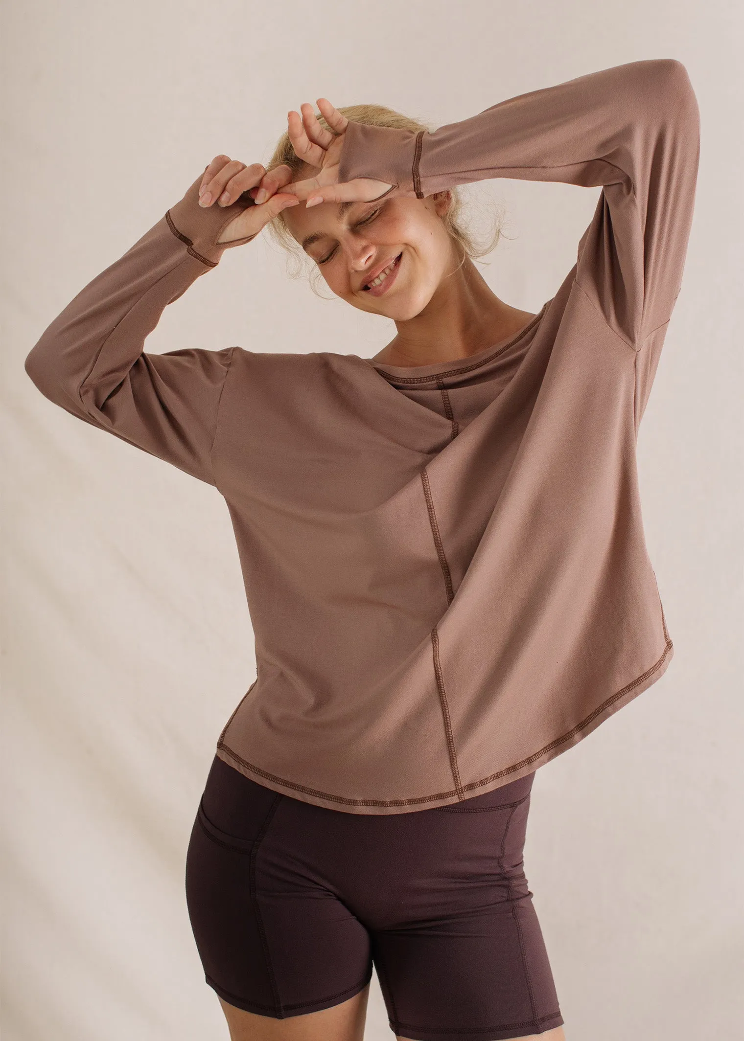 Alora Longsleeve Sandalwood