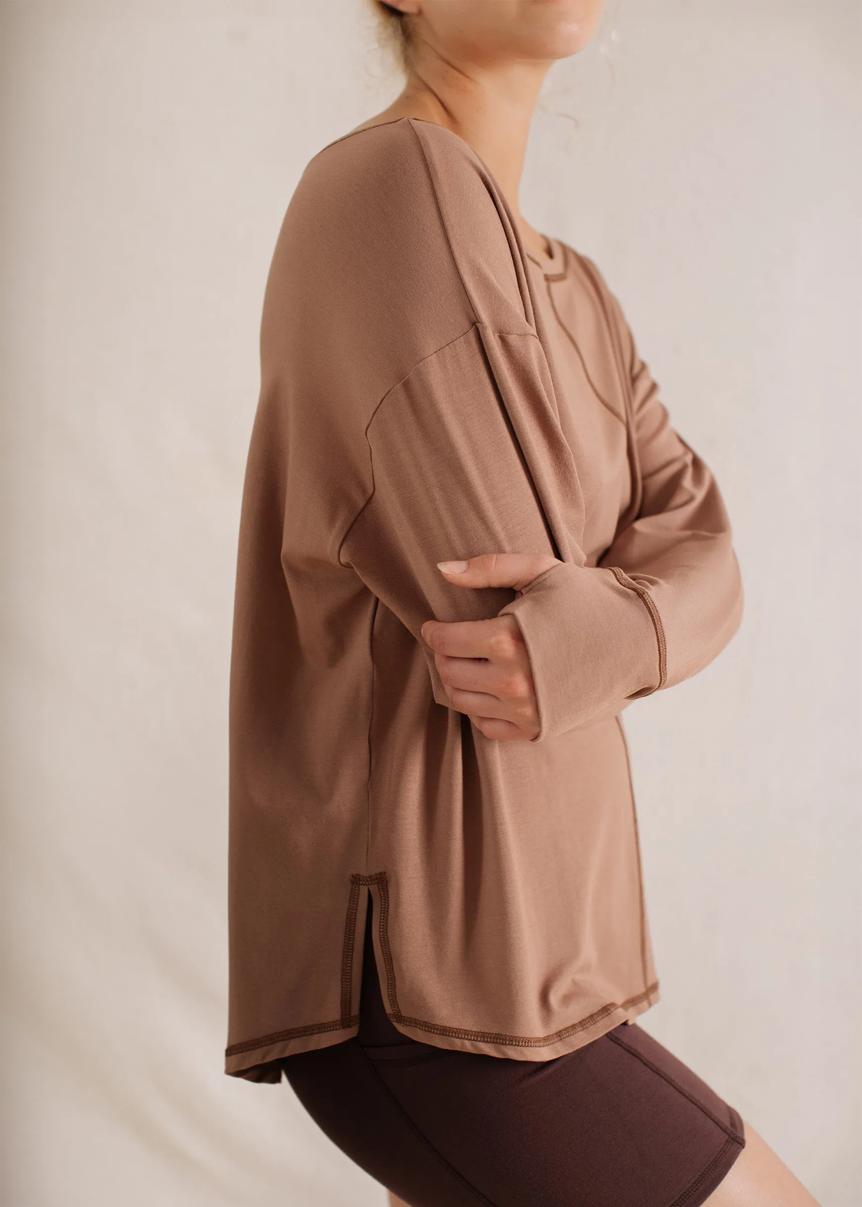 Alora Longsleeve Sandalwood