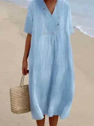 Amanda -Linen dress
