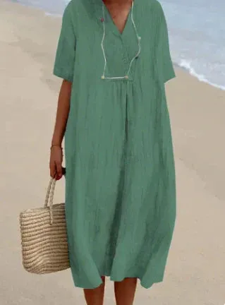 Amanda -Linen dress