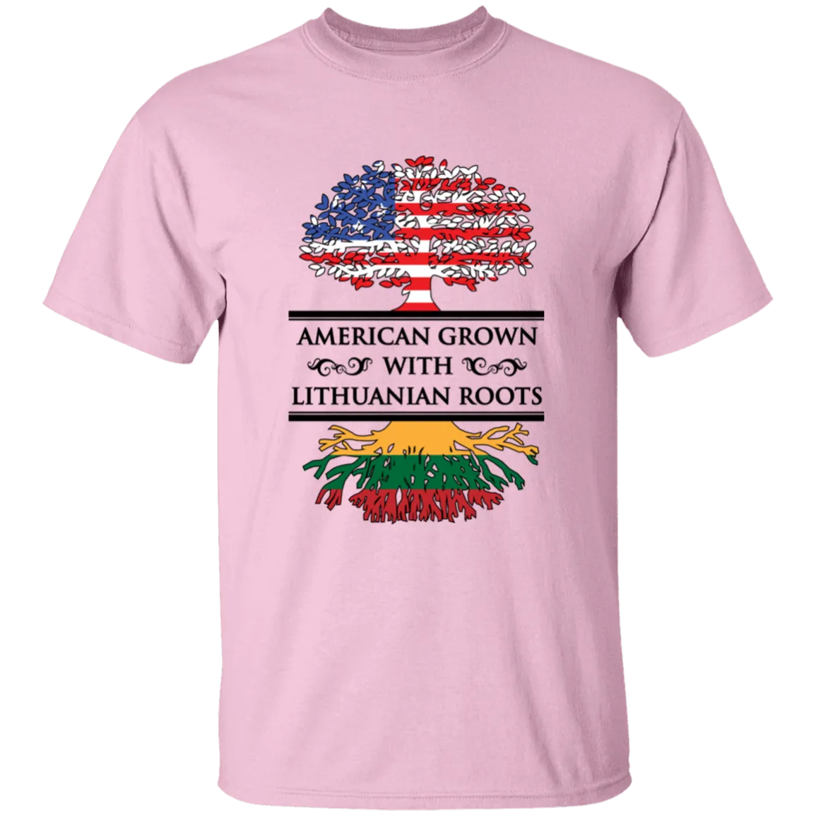 American Grown Lithuanian Roots - Boys/Girls Youth Classic Short Sleeve T-Shirt