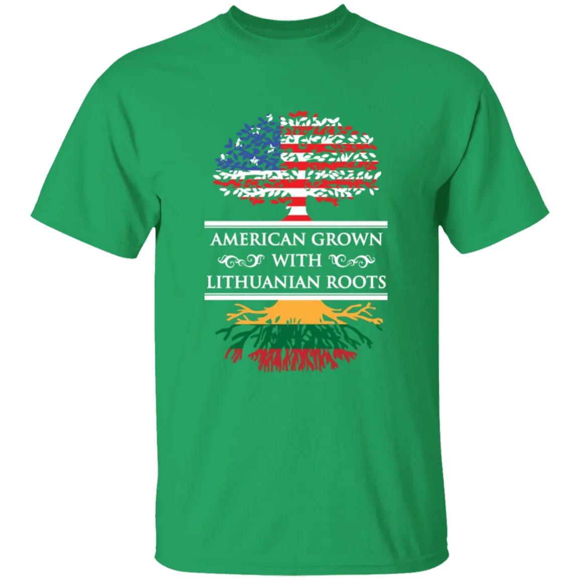American Grown Lithuanian Roots - Boys/Girls Youth Classic Short Sleeve T-Shirt