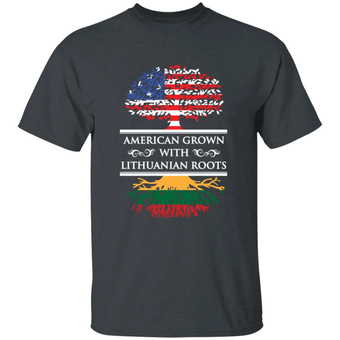 American Grown Lithuanian Roots - Boys/Girls Youth Classic Short Sleeve T-Shirt