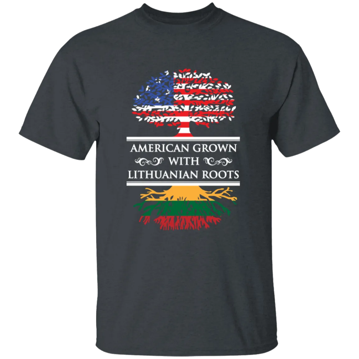 American Grown Lithuanian Roots - Boys/Girls Youth Classic Short Sleeve T-Shirt