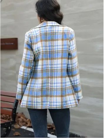 Amoine checked cotton jacket