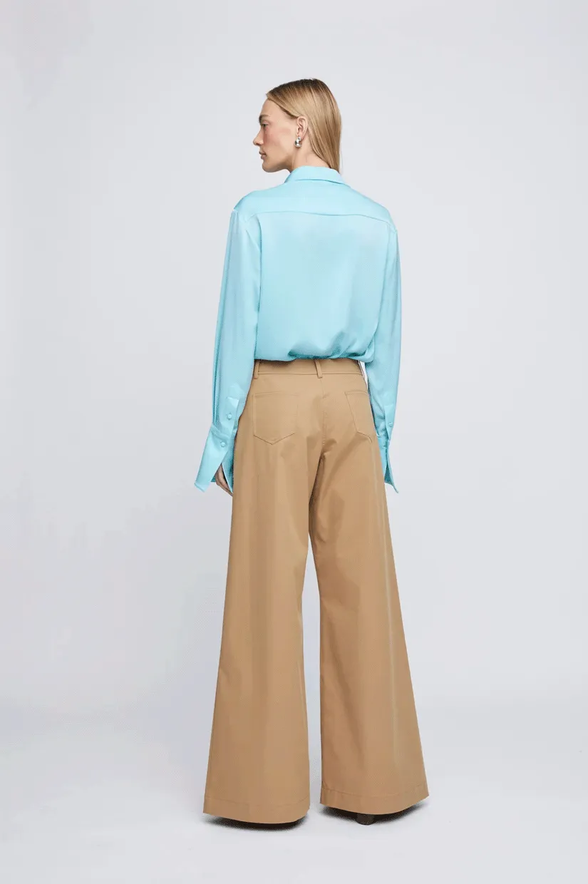 Anna Quan Lana Shirt - Electric Teal