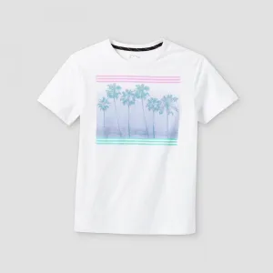 Art Class Boys' 'Palm Tree Line' Graphic Short Sleeve T-Shirt