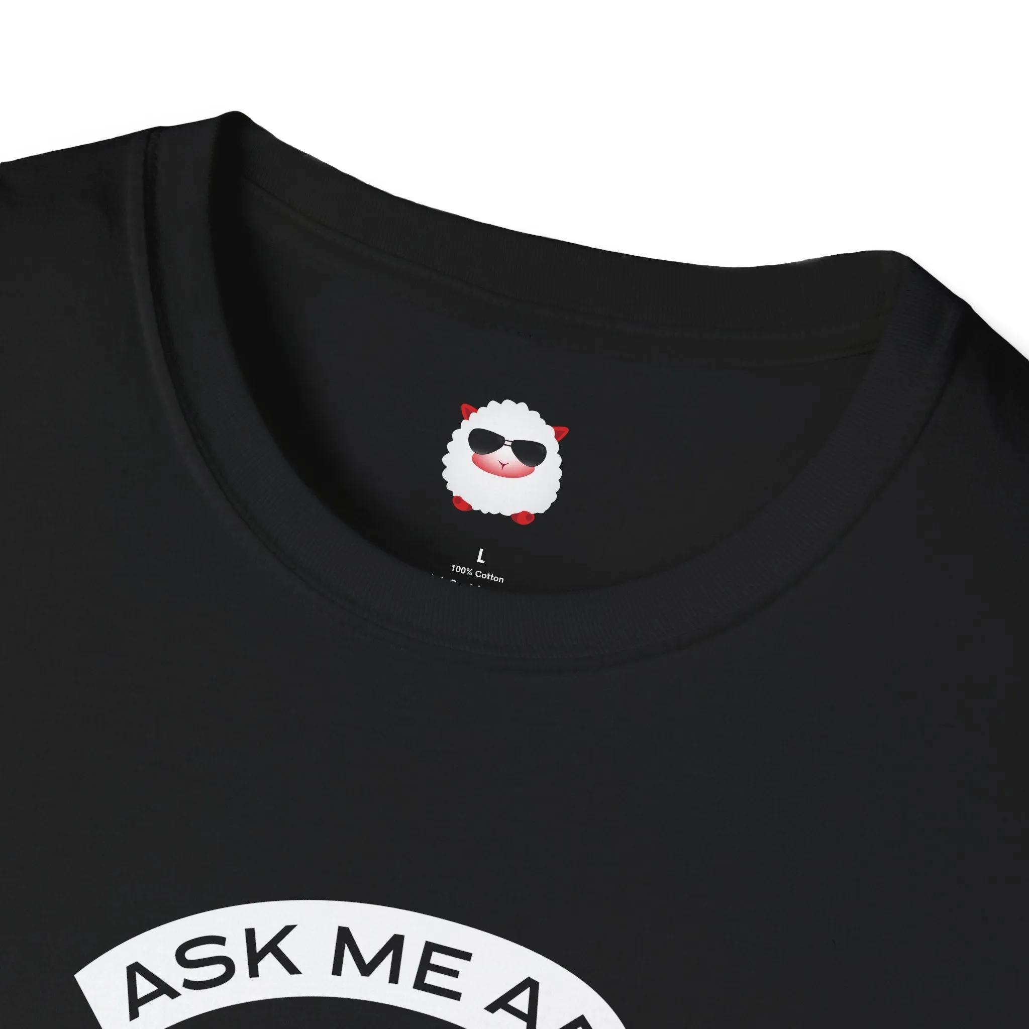 Ask Me About Real Estate Dark Style Unisex Softstyle T-Shirt