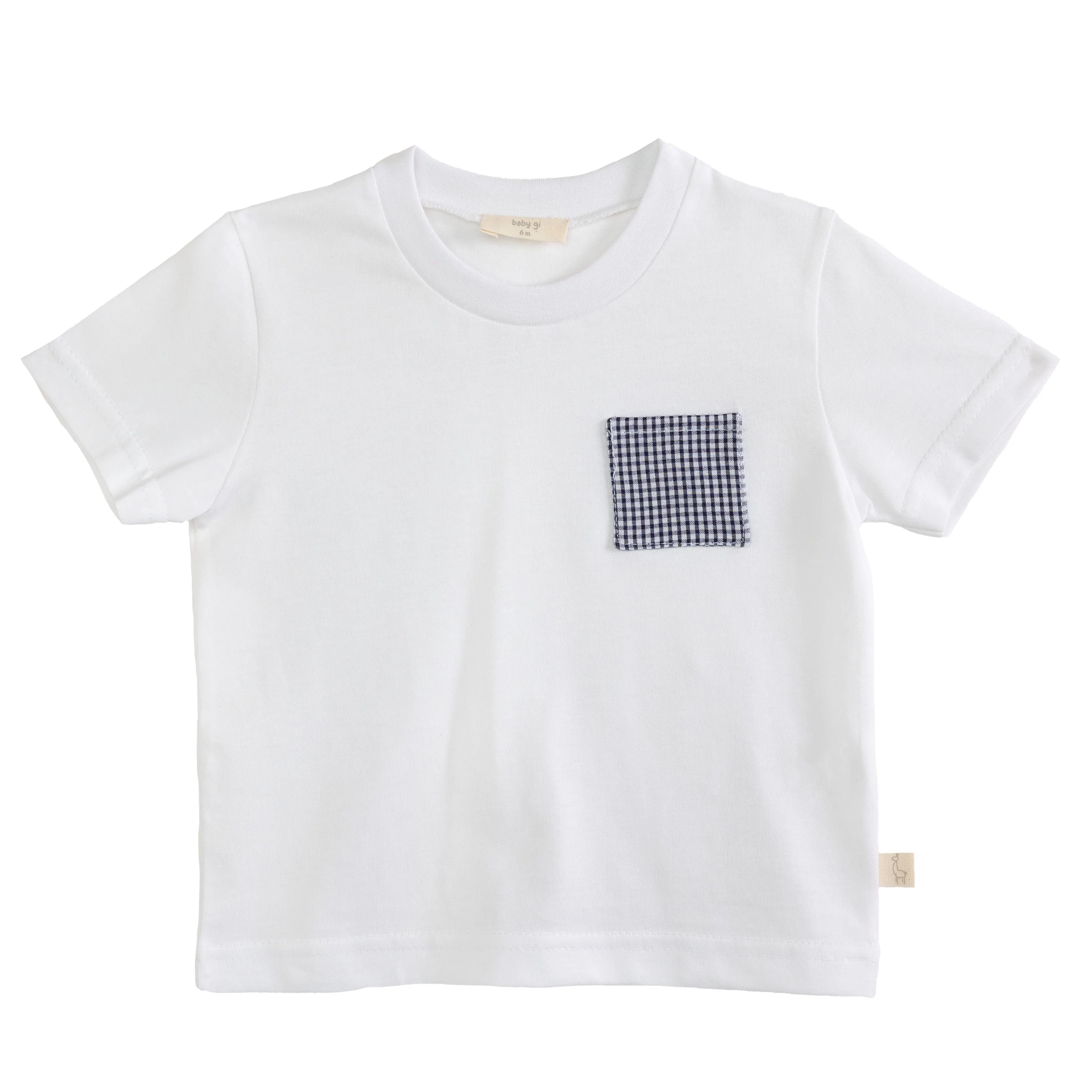 Baby Gi Boys White & Navy Gingham Shorts and Top