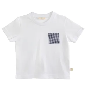 Baby Gi Boys White & Navy Gingham Shorts and Top