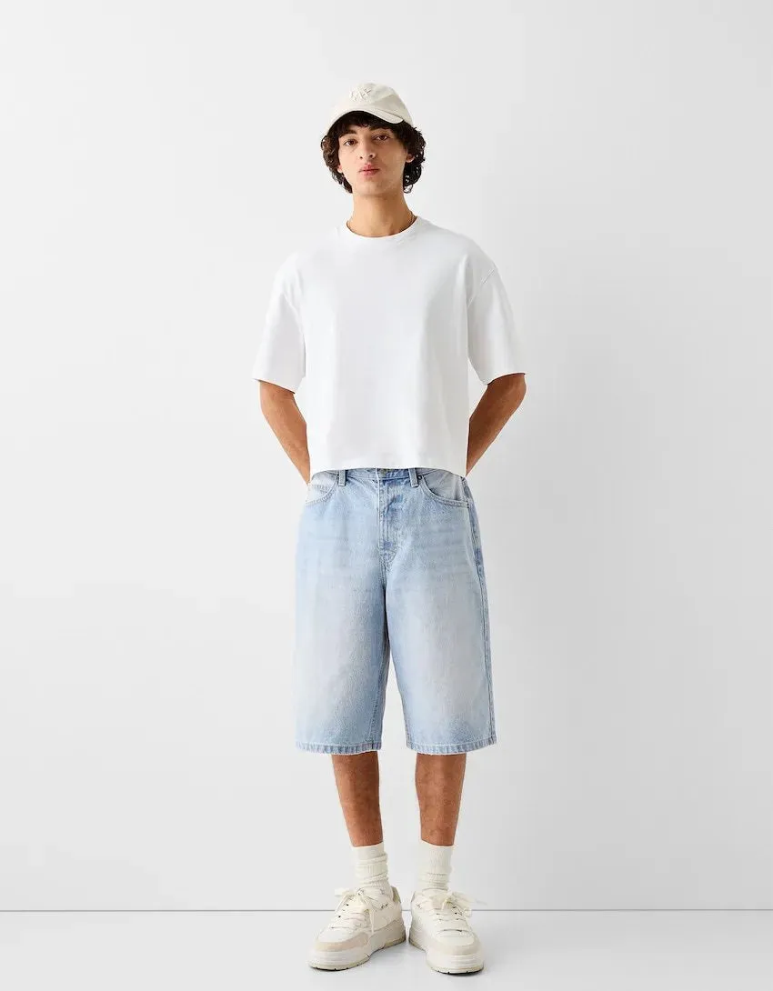 Baggy Fit Denim Jorts