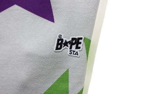 Bape Sta Pattern Wide Fit Sweat Shorts Multicolor