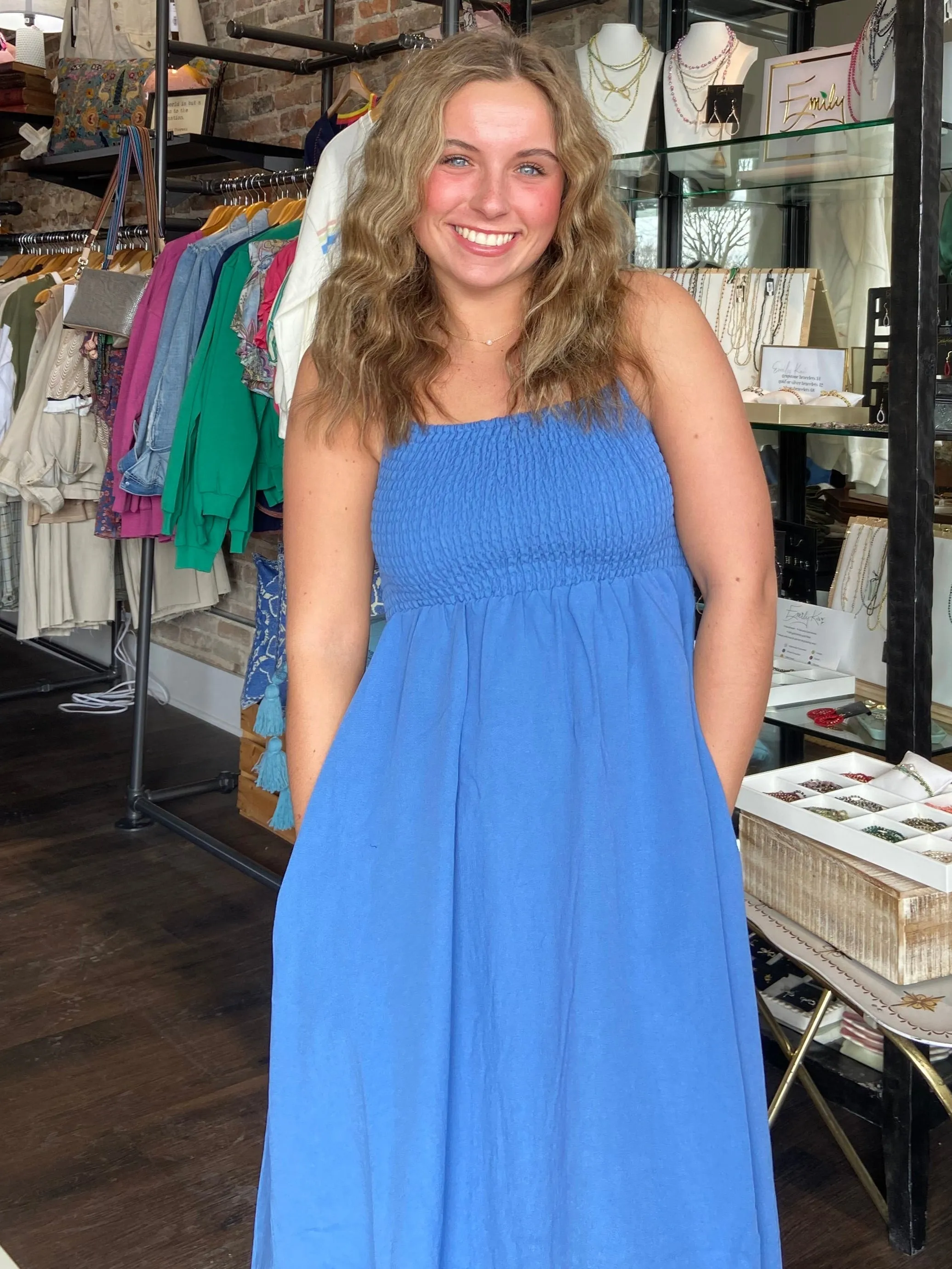 Beachside Midi Dress Riviera