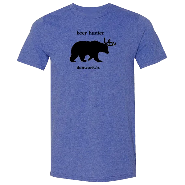 Beer Hunter Unisex Lightweight Cotton/Poly Blend SS Tee