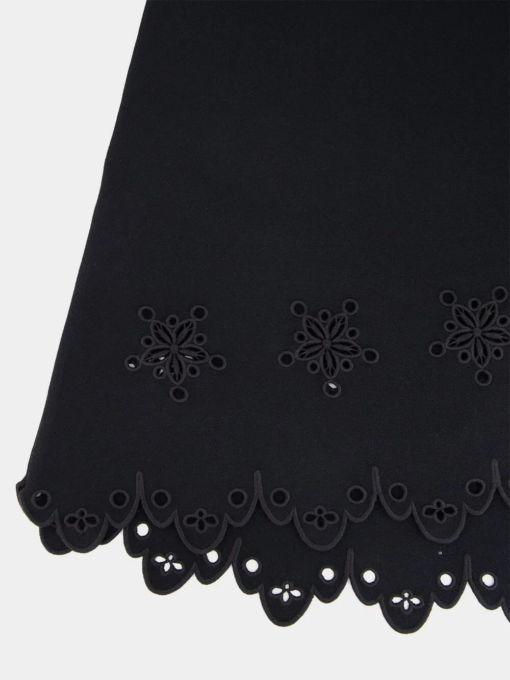 Black Melly Midi Skirt
