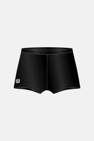 Black Wetlook Shorts