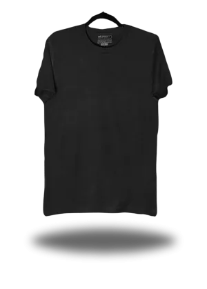 BLANK BLACK CLASSIC TEE