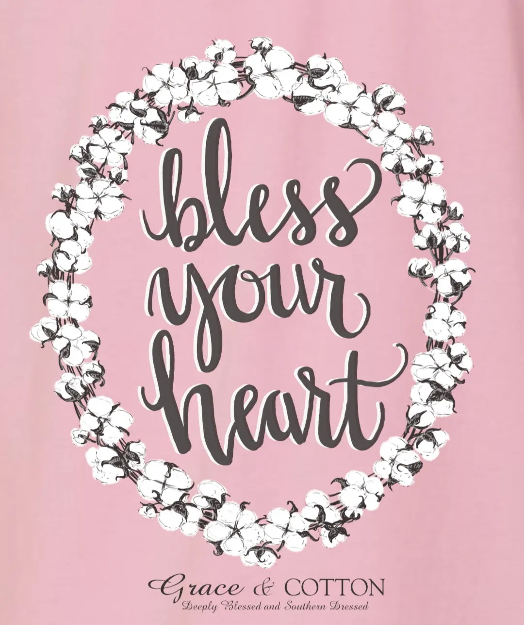 Bless Your Heart - Comfort Colors Blossom