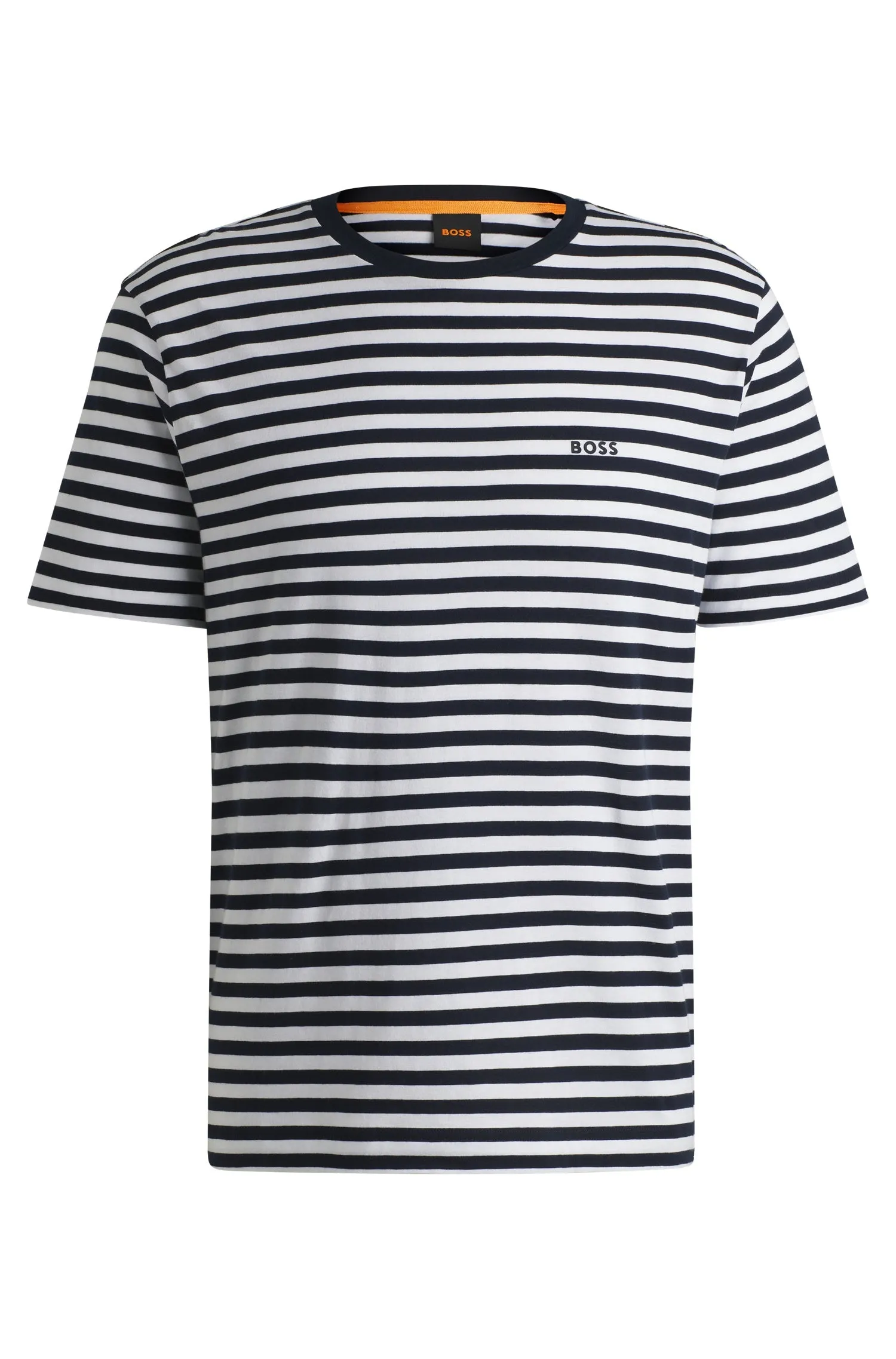 BOSS T-Shirts Relaxed Fit in Cotton - TALESSTRIPE 10252438 01-50499334