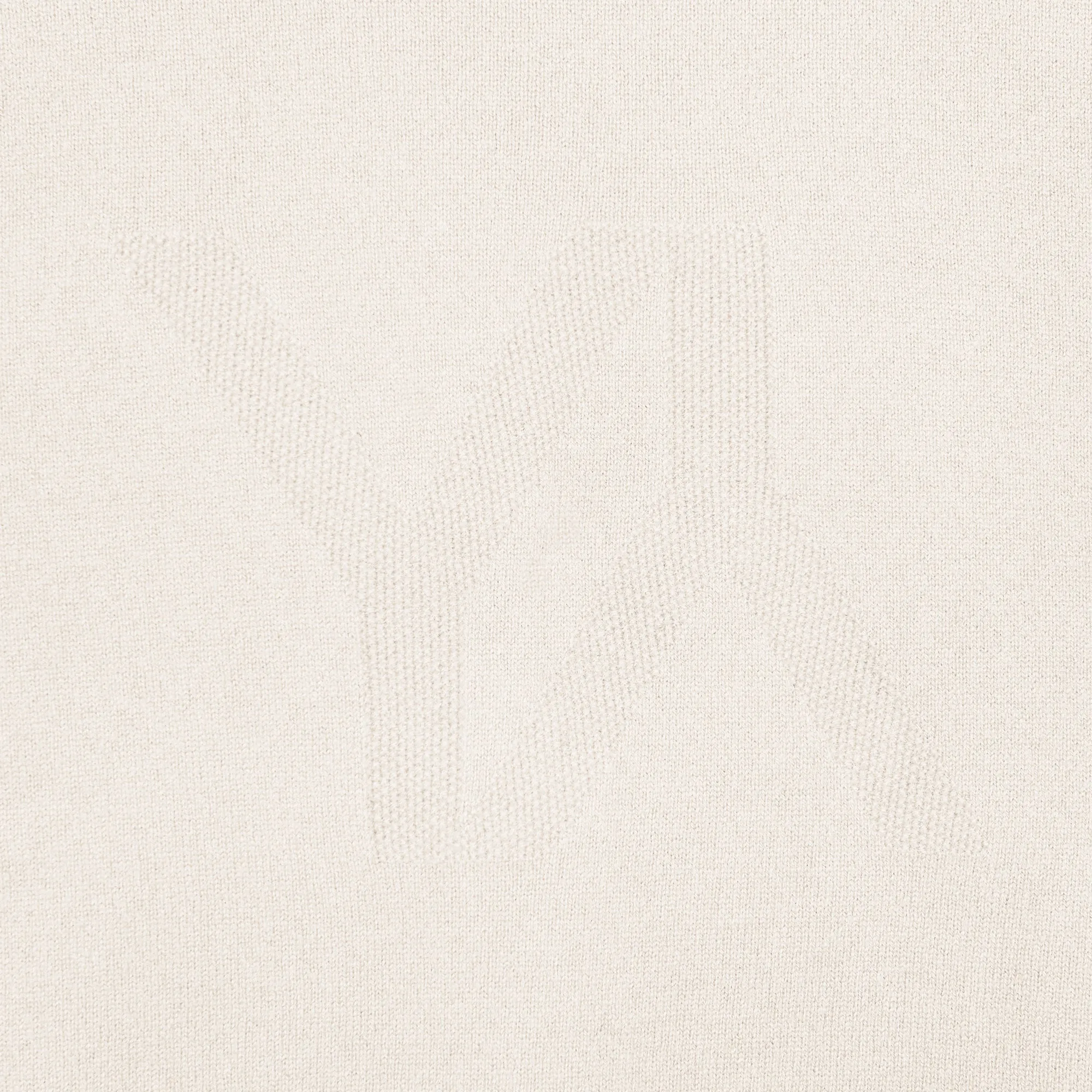 Boxy sweater Cashmere off white with YY logo