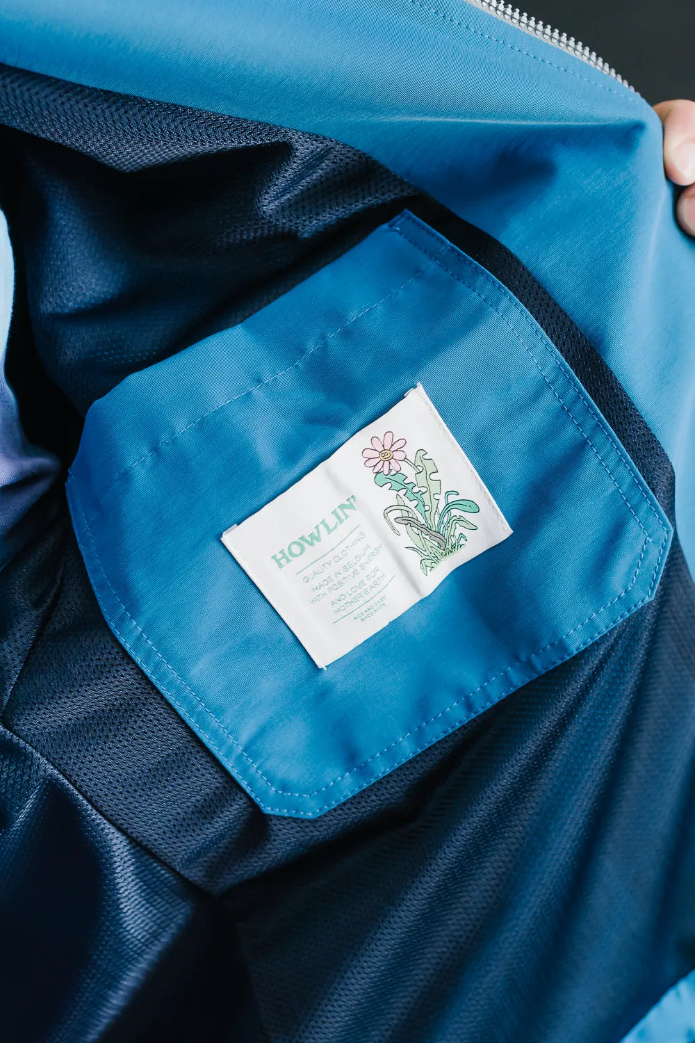 Boxy Swing Jacket - Tales Of The Balearic Age - Blue Water